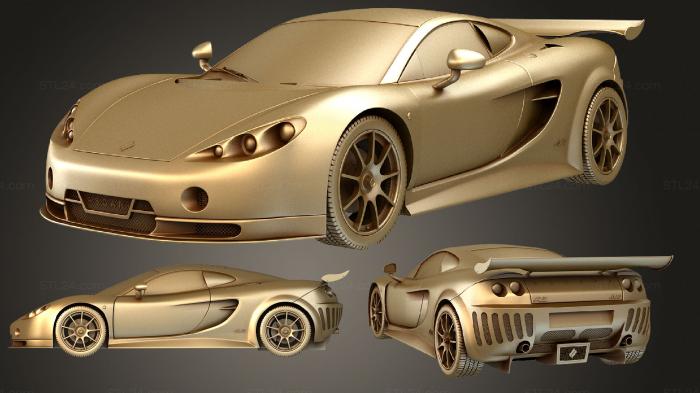 Автомобили и транспорт (Ascari A10 2006, CARS_0526) 3D модель для ЧПУ станка
